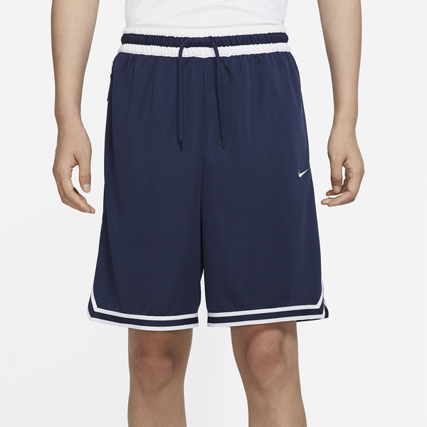 Nike 男 短褲 球褲 拉鍊口袋 DRI-FIT 刺繡 藍 DH7161-410