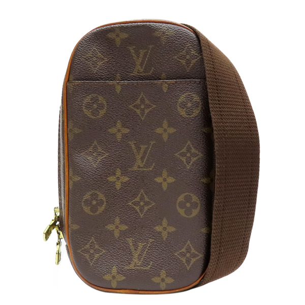 【二手名牌BRAND OFF】LOUIS VUITTON LV 路易威登 原花 PVC塗層帆布 Pochette Gane 胸包 腰包 M51870