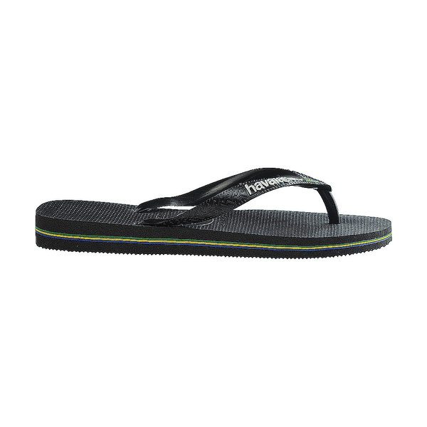 HAVAIANAS 哈瓦仕 人字拖 巴西國旗 黑色 拖鞋 男女 (布魯克林) 41108501069U product thumbnail 4