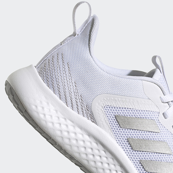 【五折出清】Adidas FluidStreet 女 慢跑鞋 白 銀 G58104 product thumbnail 9