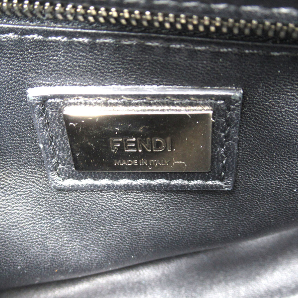 【二手名牌BRAND OFF】FENDI 芬迪 黑色 牛皮 Peekaboo Mini 兩用包 8BN244 product thumbnail 6