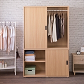 衣櫃 衣櫥 收納【收納屋】米特大容量推門衣櫃& DIY組合傢俱