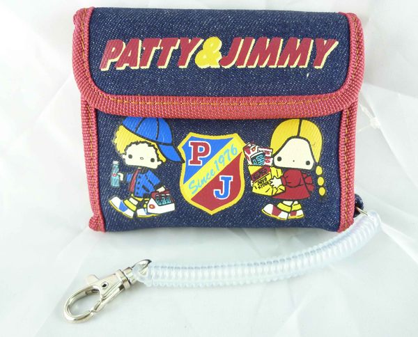 【震撼精品百貨】Patty & Jimmy~牛仔拉鍊皮夾『購物』