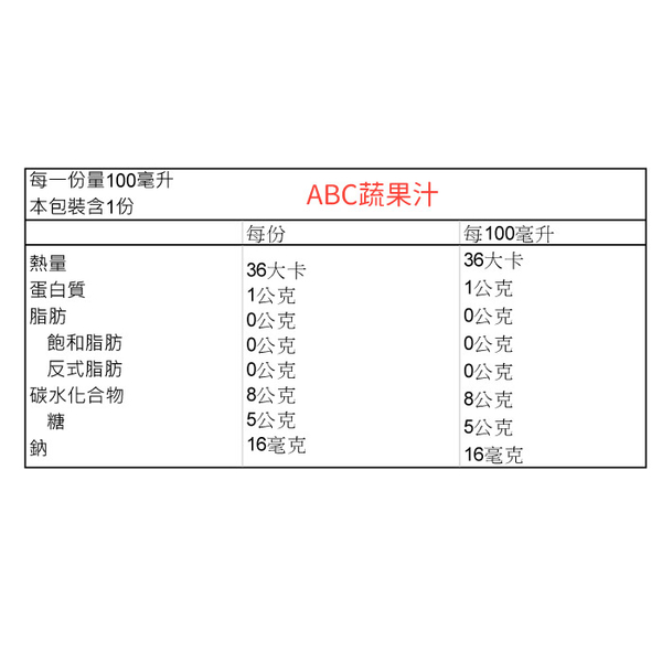 韓國 YEONDOO FARM ABC蔬果汁100ml|蔬果汁|兒童果汁 product thumbnail 4