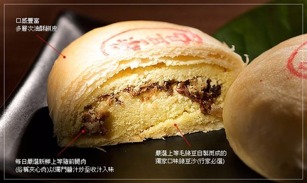 漢坊糕餅/月餅【御點】溏心酥8入禮盒（蛋奶素）