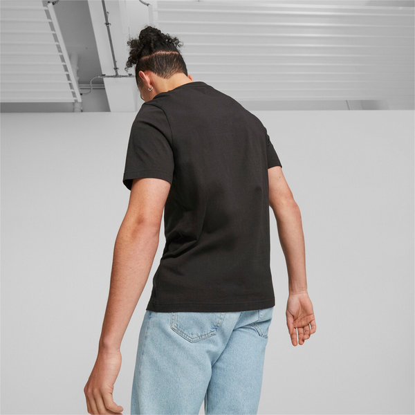 PUMA 短T 基本系列 SQUAD 黑 白LOGO 短袖 T恤 男 67601301 product thumbnail 3