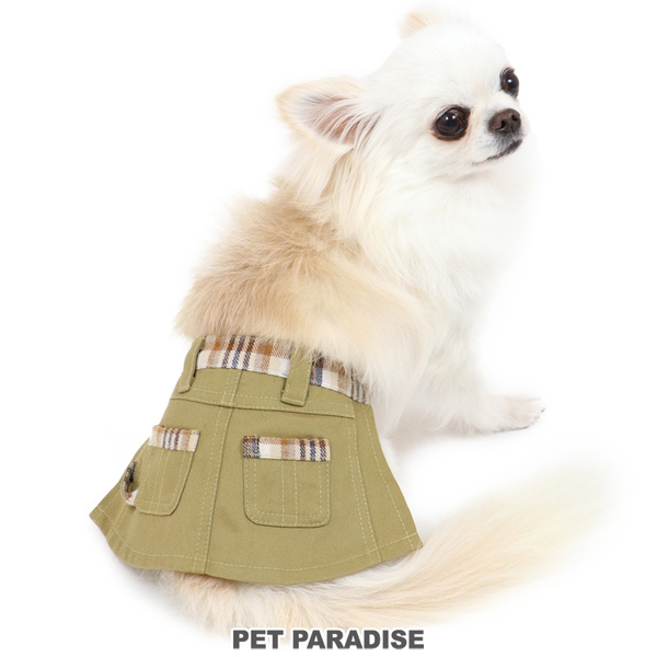 【PET PARADISE 寵物精品】PP 卡其格紋生理褲(4S/3S/SS/S) 寵物禮貌帶
