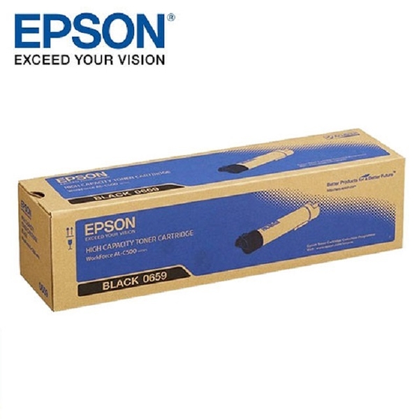 EPSON 愛普生 C13S050659 原廠高容量黑色碳粉匣 適用 C500DN