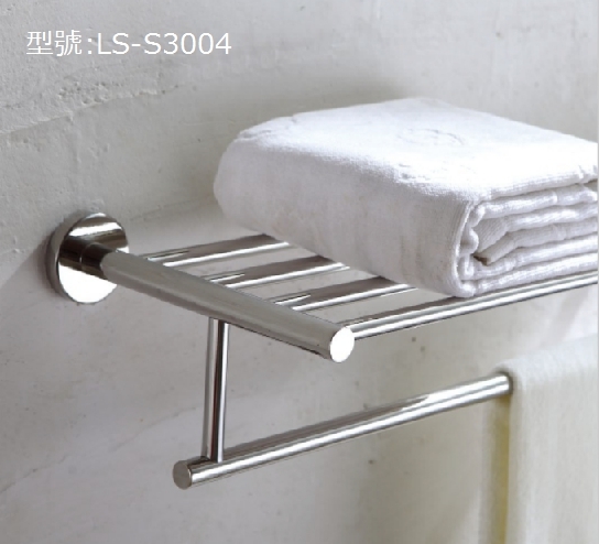 【 麗室衛浴】不鏽鋼毛巾桿/置衣架 LS-S7001