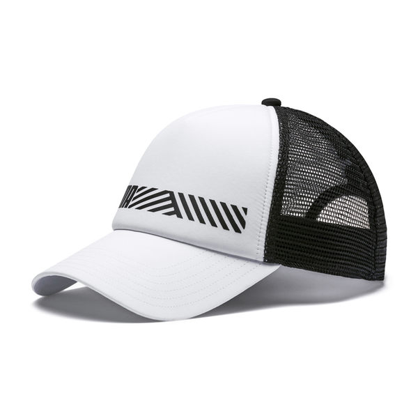 Puma 白 運動帽 遮陽帽 老帽 網面 六分割帽 6-Panel 經典棒球帽 運動帽 棒球帽 02191504