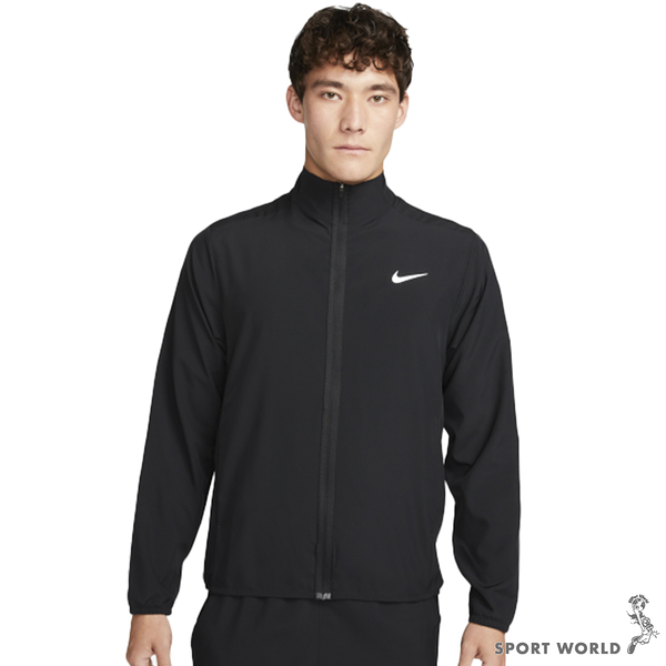 【下殺】Nike 外套 男裝 立領 排汗 反光 黑【運動世界】FB7500-010