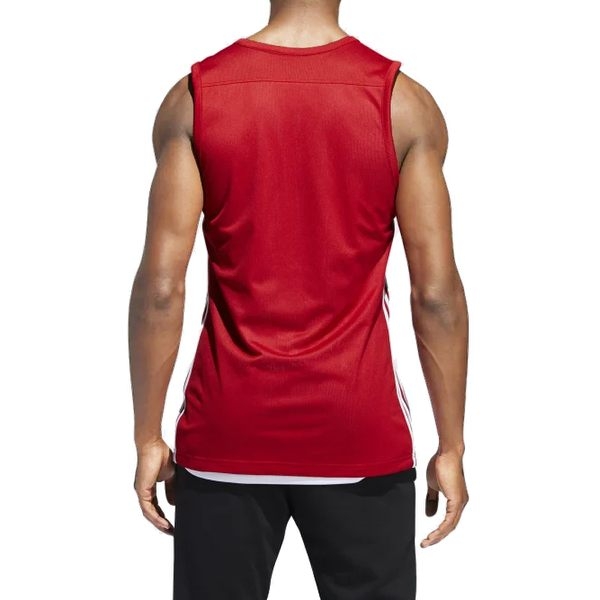 Adidas 3G Speed 愛迪達 球衣 紅 白 雙面穿 籃球服 球衣 透氣 上衣 刺繡 無袖 背心 t恤 DY6595 product thumbnail 4