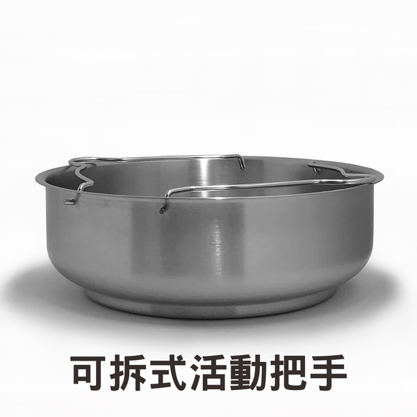 21cm深型電鍋蒸盤 蒸架 附把手可堆疊 304不鏽鋼 台灣製造 Linox 廚之坊 product thumbnail 3