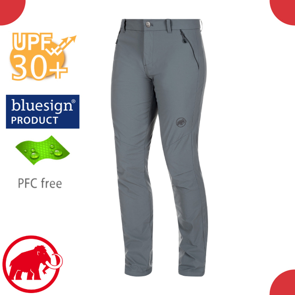 【MAMMUT 長毛象 男 Hiking pants 長褲《風暴灰》】1022-00420/休閒運動褲/彈性透氣/防曬/輕量機能