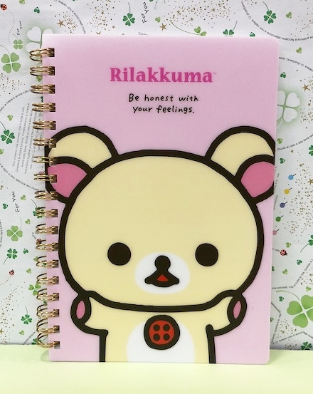 【震撼精品百貨】Rilakkuma San-X 拉拉熊懶懶熊~線圈筆記本~粉妹妹#60436