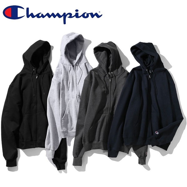 CHAMPION 高磅 百搭 連帽外套 四色 黑/麻灰/鐵灰/藏青 (布魯克林) S800-