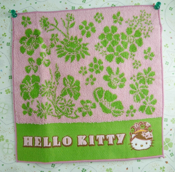 【震撼精品百貨】Hello Kitty 凱蒂貓~方巾-限量款-奧黛麗赫本