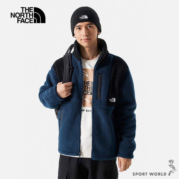 The North Face 北面 男裝 女裝 外套 羊羔毛 藍黑/棕黑【運動世界】NF0A87VM92A/NF0A87VMKOM product thumbnail 4