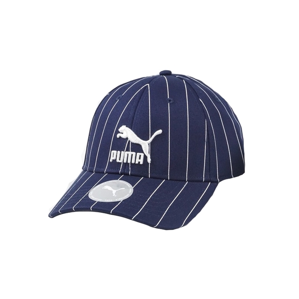 Puma 深藍色帽子運動帽老帽遮陽帽六分割帽經典棒球帽運動帽02255409 