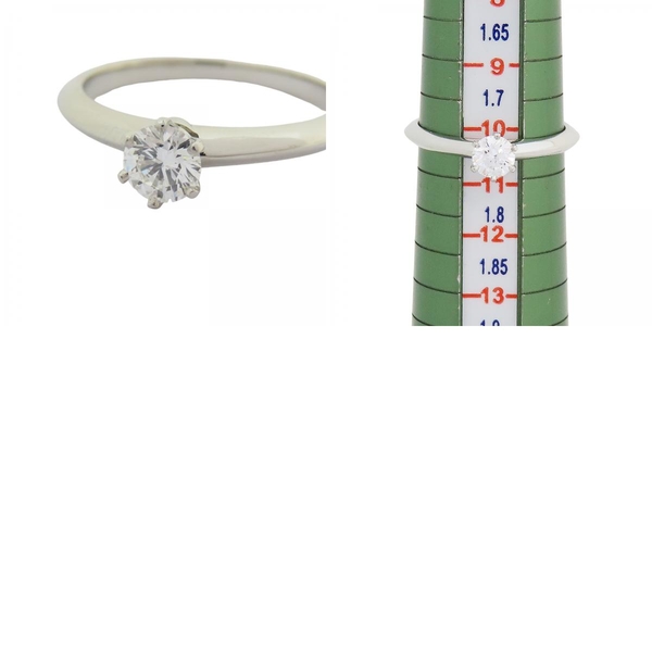 【二手名牌BRAND OFF】Tiffany & Co 蒂芬妮 Tiffany Setting 0.33CT 鑽石 PT950 鉑金戒指 product thumbnail 10