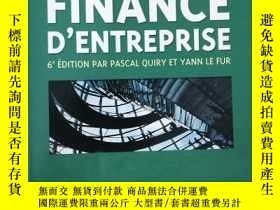二手書博民逛書店FINANCE罕見D ENTREPRISE 企業金融學（2005年法文原版書，PIERRE VERNIMMEN 著