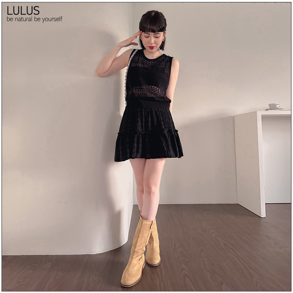 LULUS/小簍空無袖針織背心３色【A01240107】 product thumbnail 3