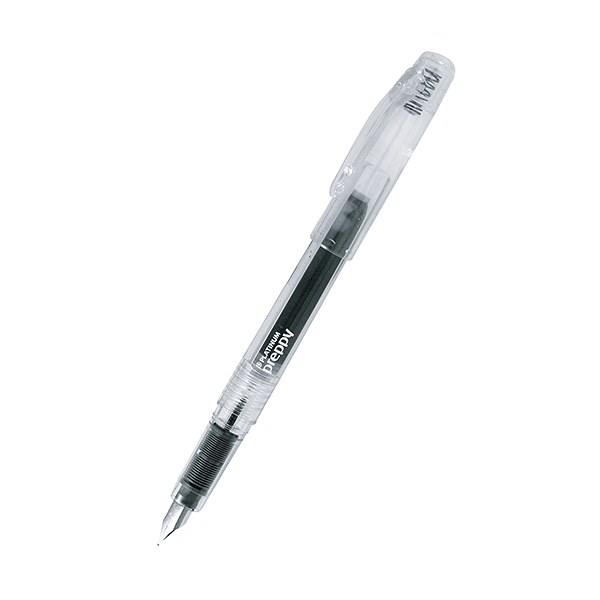 PLATINUM 白金 PSQC-400 鋼筆 透明桿 筆跡線0.3mm