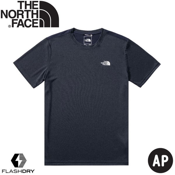 【The North Face 男 短袖棉T恤《海軍藍》】4NCR/短袖上衣/圓領T/運動短袖