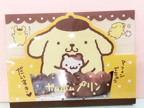 【震撼精品百貨】Pom Pom Purin 布丁狗~Sanrio 布丁狗便條紙-皇冠#98039