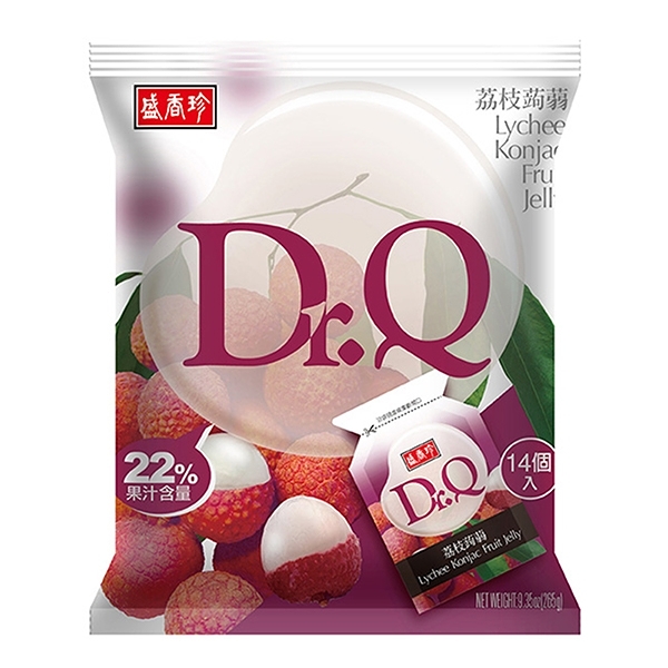 盛香珍Dr.Q荔枝蒟蒻265g(果凍)