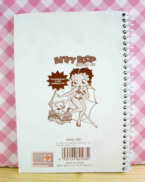 【震撼精品百貨】Betty Boop_貝蒂~筆記本-藍泳裝 product thumbnail 4