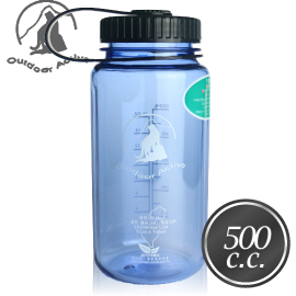 【Outdoor Active 山貓500cc寬口水壺《藍》 】W-500/水壺/水瓶/隨手瓶