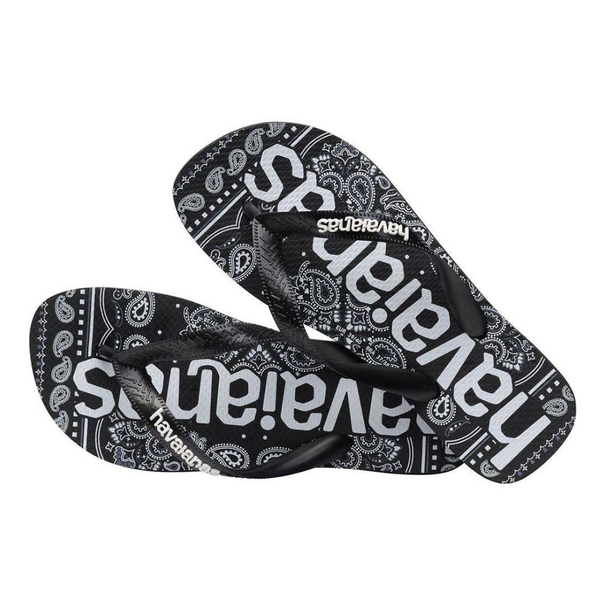 HAVAIANAS 哈瓦仕 TOP LOGOMANIA 黑 變形蟲 人字拖 夾腳拖 中性 41484490090U product thumbnail 2