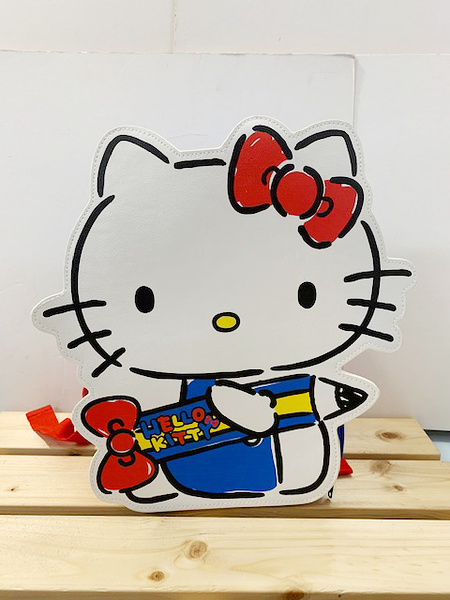 【震撼精品百貨】Hello Kitty 凱蒂貓~Sanrio HELLO KITTY兒童後背包-大鉛筆#10717