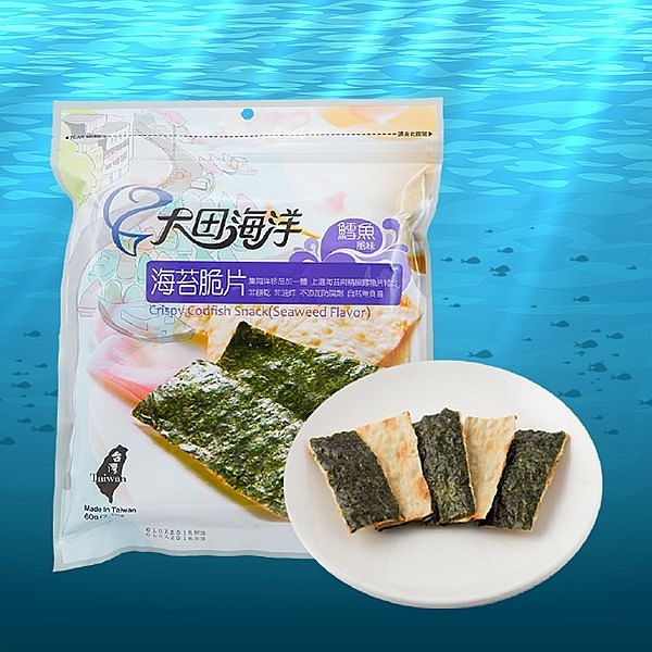 大田海洋 鱈魚海苔脆片(50g)【小三美日】 DS020212