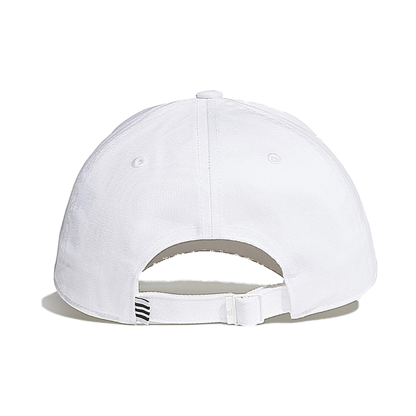 ADIDAS BBALL CAP COT 白 男女 刺繡 三線 可調節 運動 休閒 棒球帽 FK0890 product thumbnail 3