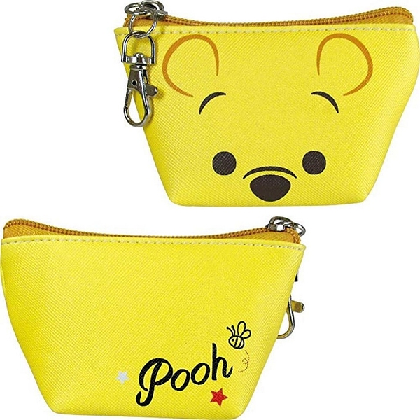【震撼精品百貨】Winnie the Pooh 小熊維尼~三角零錢包鎖圈*08816