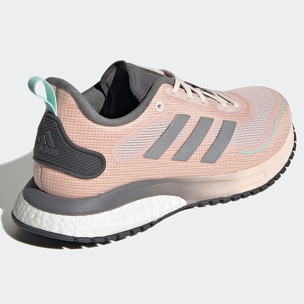 ADIDAS SUPERNOVA COLD.RDY 女鞋 慢跑 防潑水 Bounce+Boost中底 粉 黑【運動世界】FV4741 / FV4739 product thumbnail 5