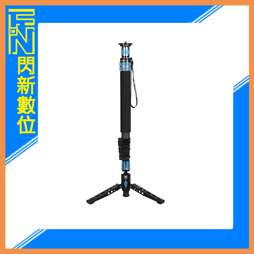 Sirui P-424FS 碳纖維 單腳架 附三腳座 標準版(P424 FS,公司貨)