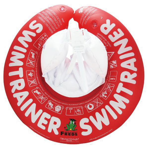 德國FREDS SWIMTRAINER Classic學習游泳圈/幼兒泳圈-紅(0-4歲)~麗兒采家