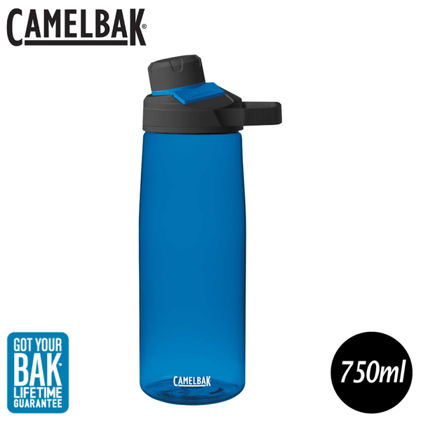 【CamelBak 美國 750ml Chute Mag戶外運動水瓶《牛津藍》】1512404075/水壺/隨身瓶