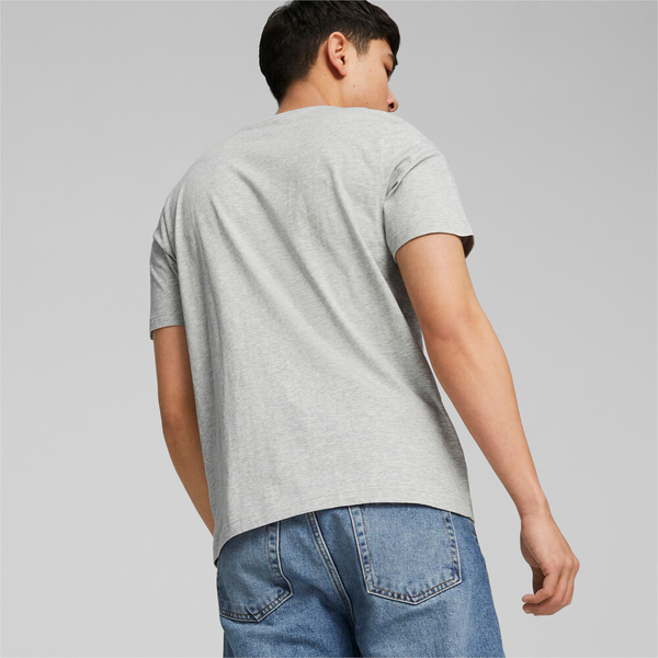 PUMA 短T 基本系列 SQUAD 灰 綠LOGO 短袖 T恤 男 67601304 product thumbnail 3