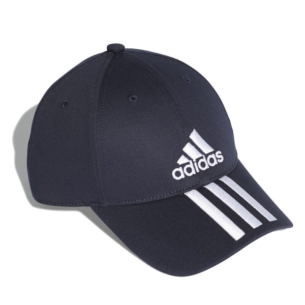 Adidas 愛迪達 三線帽 深藍 運動帽 老帽 六分割帽 6-Panel Cap 經典棒球帽 運帽 電繡 DU0198