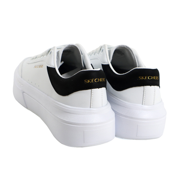 SKECHERS COURT CLASSICS 休閒運動鞋 女鞋 白色 185060WBK no697 product thumbnail 3