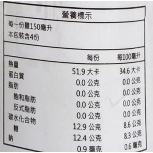 憋氣檸檬冬瓜檸檬飲600ML/瓶【愛買冷凍】 product thumbnail 3