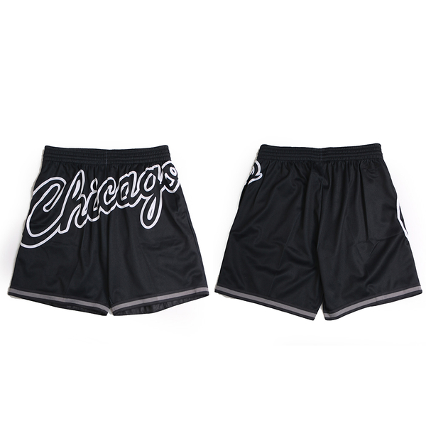 MITCHELL & NESS M&N NBA BIG FACE 3.0 公牛隊 黑魂 BLACK EDITION 球褲 (布魯克林) MN21BSH01CB