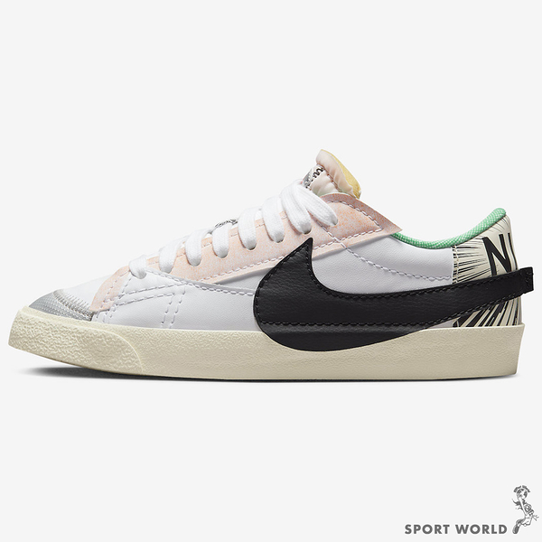 Nike Blazer Low 77 Jumbo 男鞋 休閒 經典 大勾 白黑彩【運動世界】DX6059-101