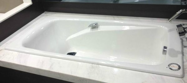 【麗室衛浴】美國KOHLER活動促銷 REPOS系列 崁入式鑄鐵缸 K-18200T-GR-0 含扶手160*75*46CM