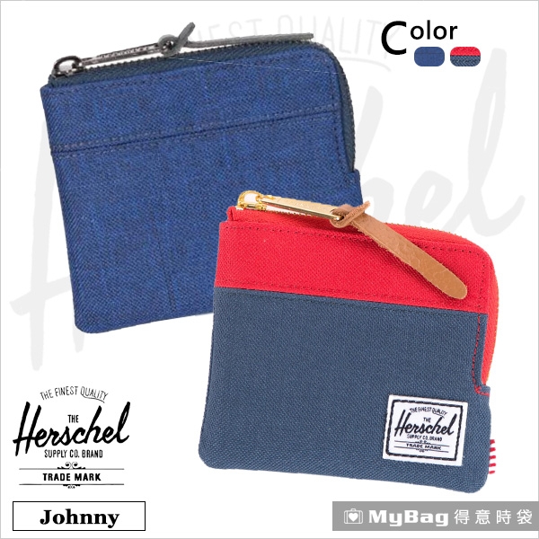 Herschel 皮夾 短夾 經典拉鍊零錢包 Johnny 得意時袋