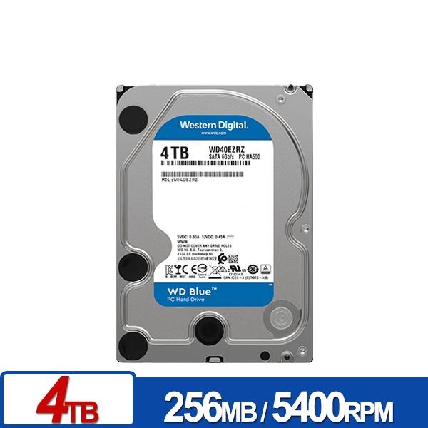 WD 藍標 4TB 3.5吋 SATA硬碟 WD40EZAZ product thumbnail 2